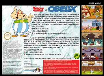 Asterix & Obelix (Europe) (En,Fr,De,Es) box cover back